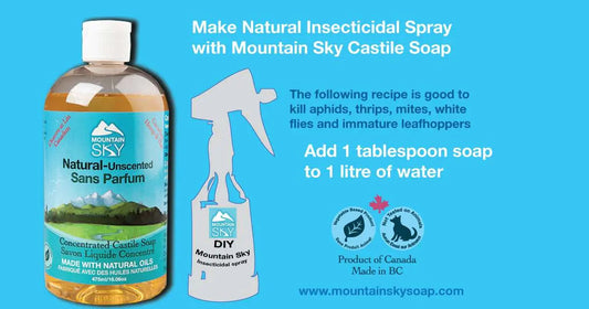 Aphids in the Garden? Try Mountain Sky Castile Liquid Soap! MountainSkySoap