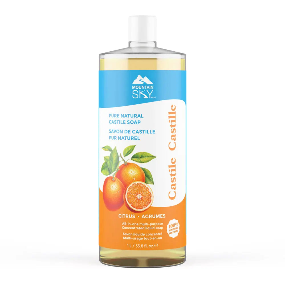 Citrus Liquid Castile Soap Mountain Sky