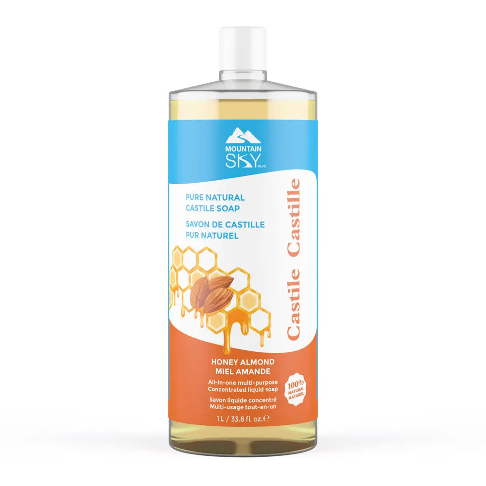 Honey Almond Liquid Castile Soap Mountain Sky