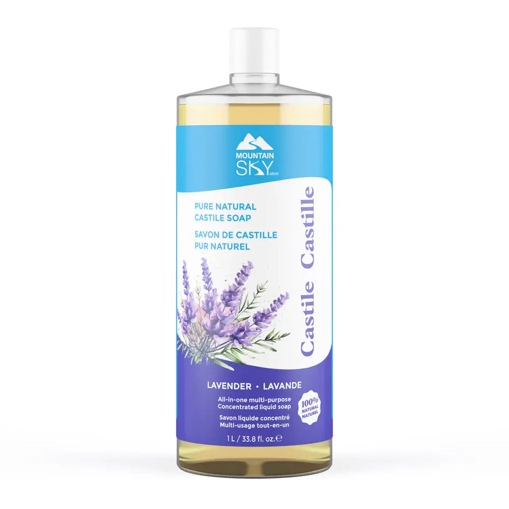 Lavender Liquid Castile Soap Mountain Sky