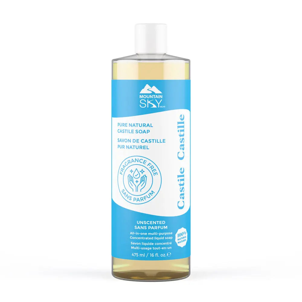 Unscented Natural Liquid Castile Soap