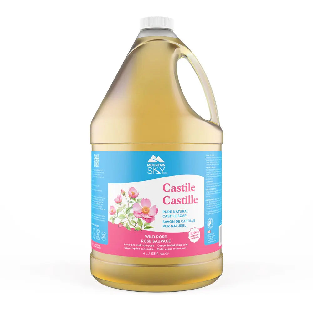 Wild Rose Liquid Castile Soap Mountain Sky