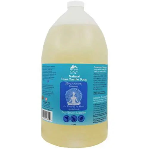 Shiva's Nirvana Liquid Castile Soap Mountain Sky